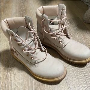 Pink Timberland Boots